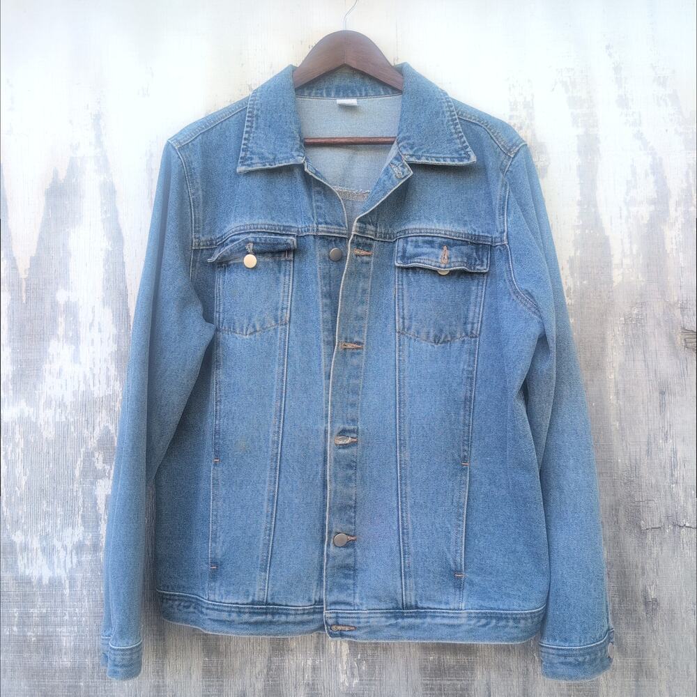 Vintage Jean Farmhouse Chore Jacket Med Wash Adult XL